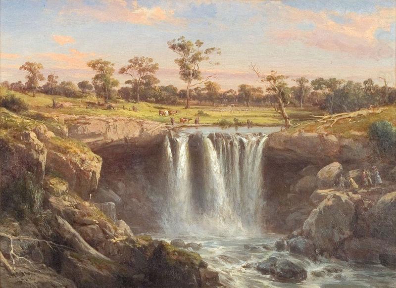 One of the Falls of the Wannon, Louis Buvelot